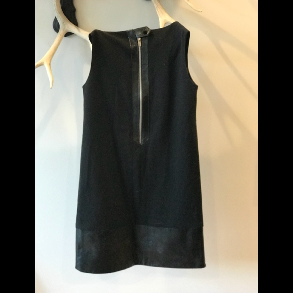 Black louver dress by louver studio Los Angeles